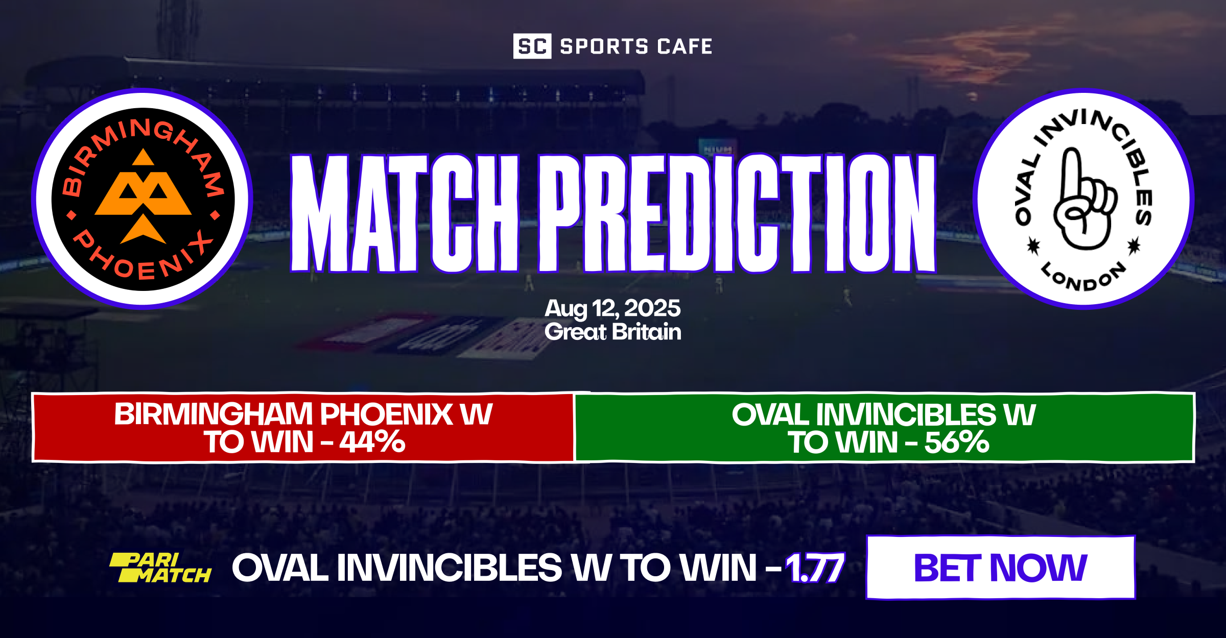 Birmingham Phoenix Women vs Oval Invincibles Women